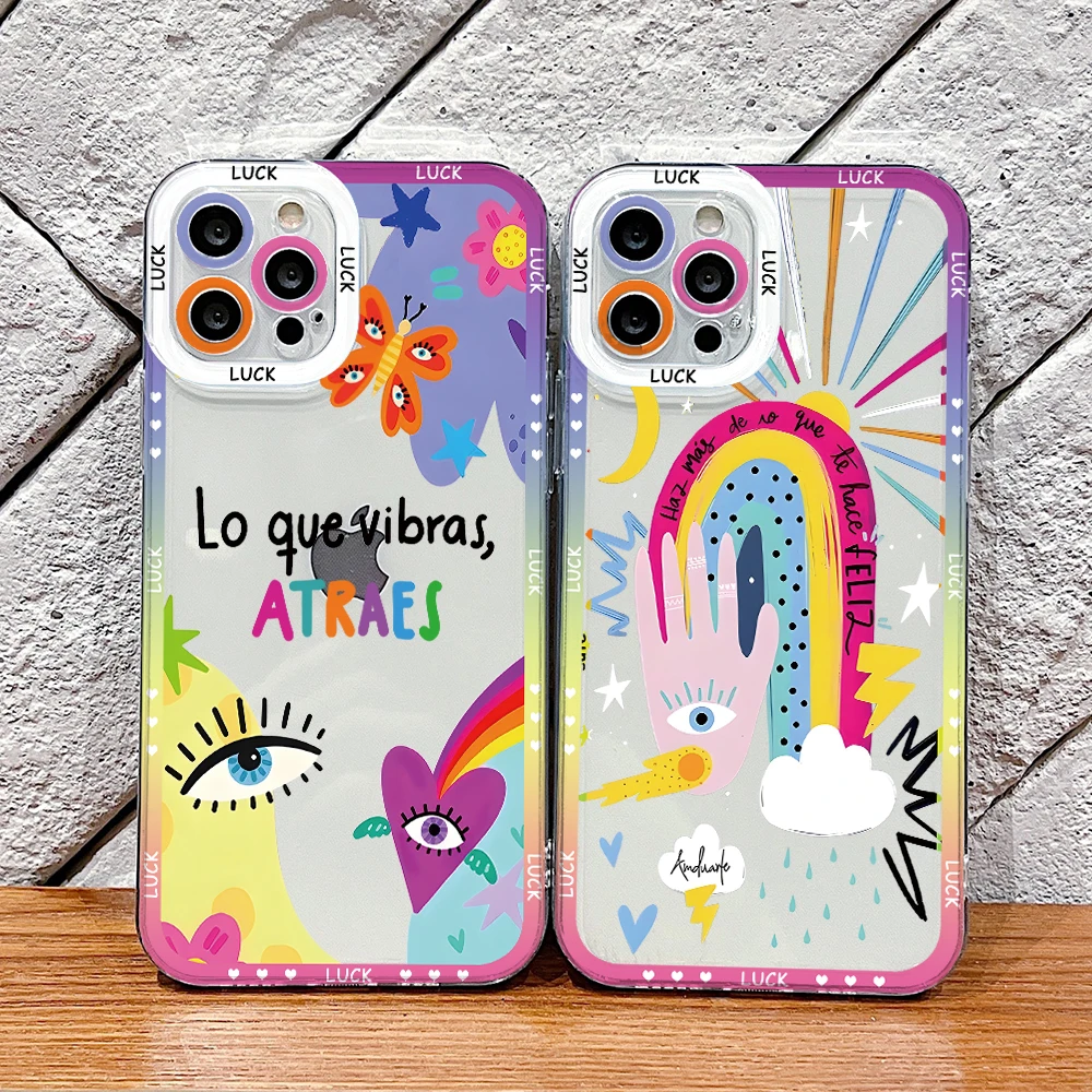 Turkish Blue Evil Eye Transparent Phone Case