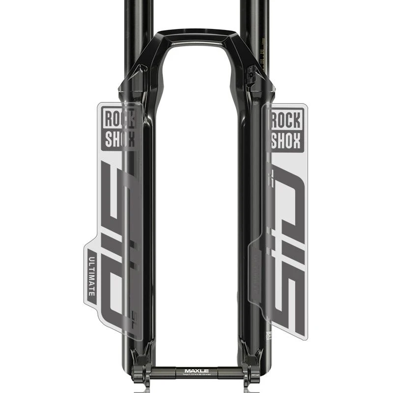 Rockshox 프론트 포크 스티커 자전거 장식 산악 자전거 프론트 포크 데칼 방수 투명 하단 사이클링 스티커