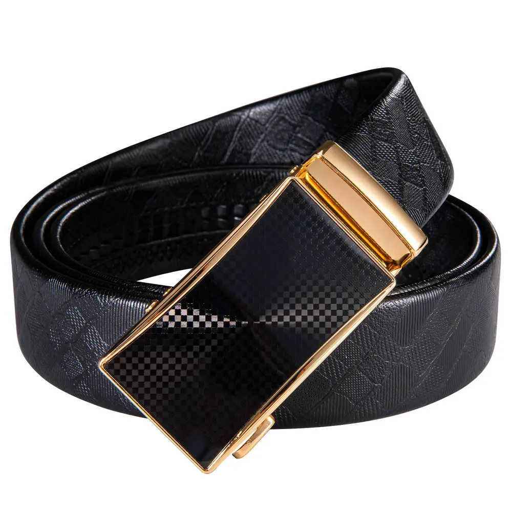 Mens Belt Strap Replacement For Louis Vuitton Buckle Men Black