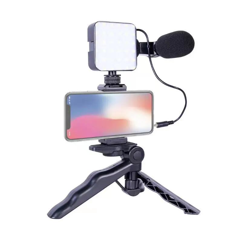 VLOG Video Dedicated Artifact Mobile Live Streaming Camera Holder Tripod Beauty Fill Light Microphone Internet Celebrity MACTREM fill light