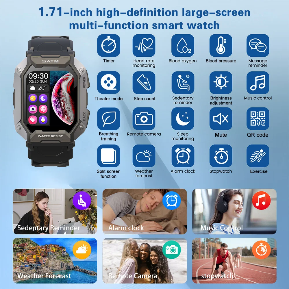 Ios ȵ̵ Ʈ ġ IP68   4.1  Ʈ ġ  ƮϽ  SmartWatch