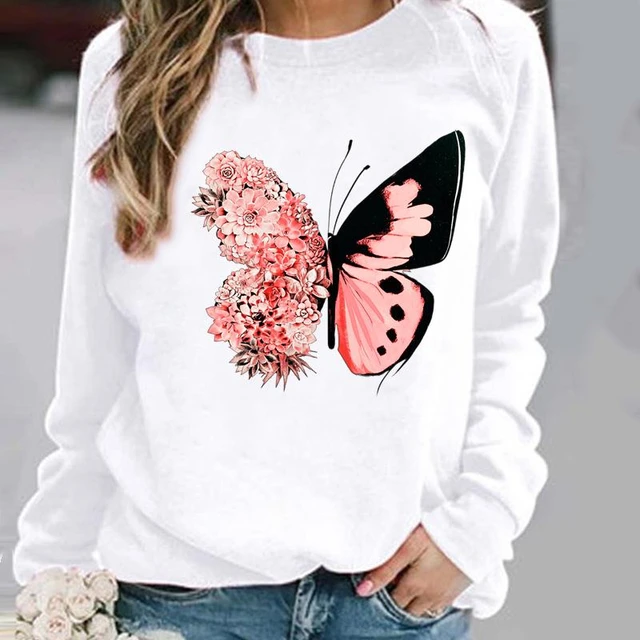 Leopard & Floral Print Kangaroo Pocket Hoodie, Casual Long Sleeve Hoodies  Sweatshirt, Women's Clothing