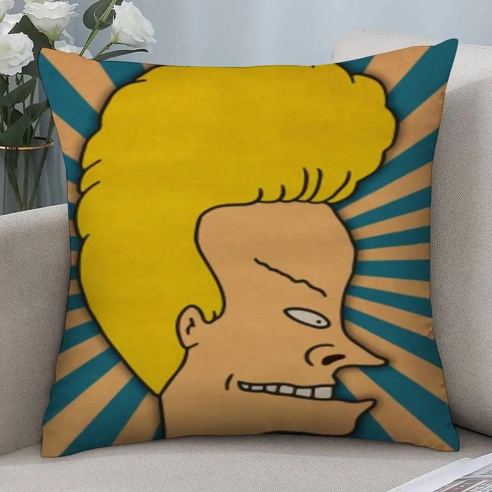 Funny B-Beavis and BUTT-HEAD Pillow Case image 8