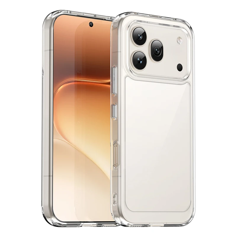 Clear Hard Protective Phone Case with Soft TPU Bumper