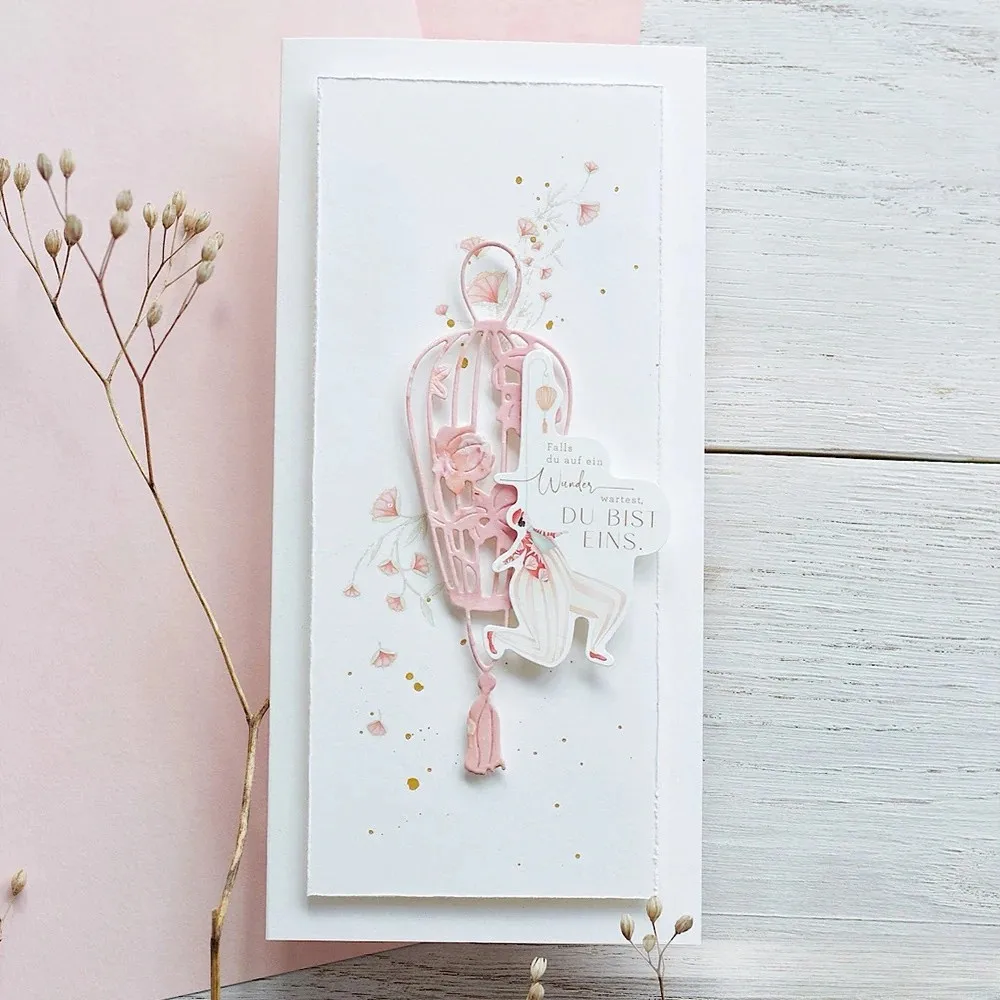 Piggy Craft 금속 절단 다이 컷 다이 금형 랜턴 장식 스크랩북 종이 공예 칼 금형 블레이드 펀치 스텐실 다이