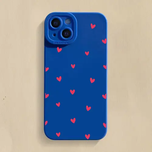Black Love Heart Phone Case For iPhone 17 16 14 15 13 12 11 Pro Max X XR XS 7 8 15 16 Plus SE Shockproof Silicone Soft Cover - Image 7