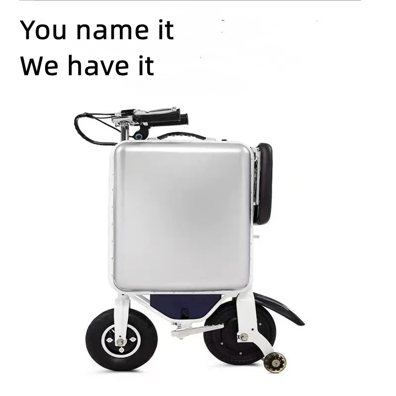 

electronic scooter suitcase ABS PC aluminum alloy trolley & travel luggage set
