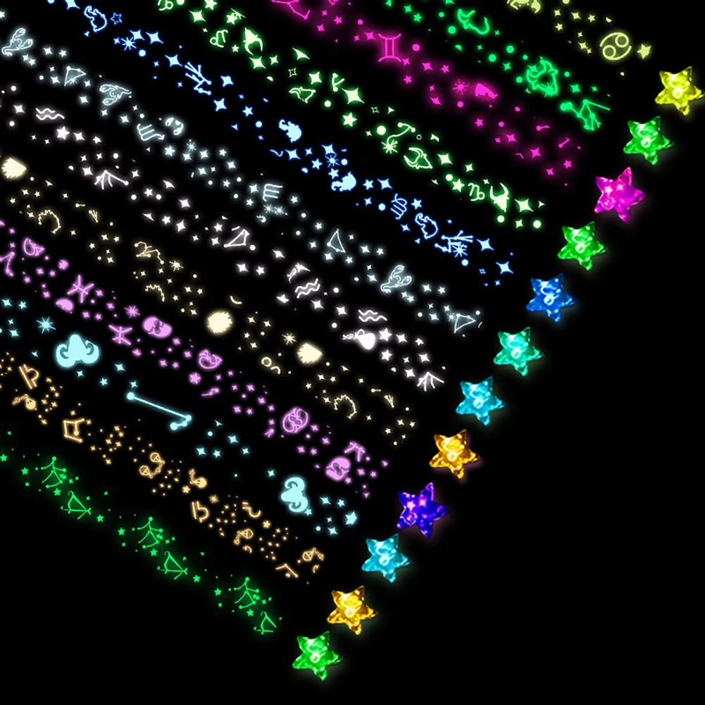 Luminous Origami Star Paper Strips – 210 Sheets