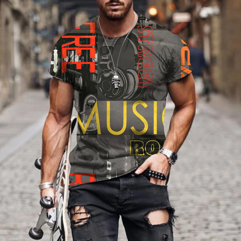 Unique Design New Mens Muscle T-Shirt 3D Personality Male T Shirts Custom  Popular Casual Slim Tees Fitted Shirts Top Quality - AliExpress