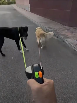 One to Two Dog Traction Rope Anti entanglement360 °Rotating Explosion proof Punch Suitable for Small and Medium sized Large Dogs