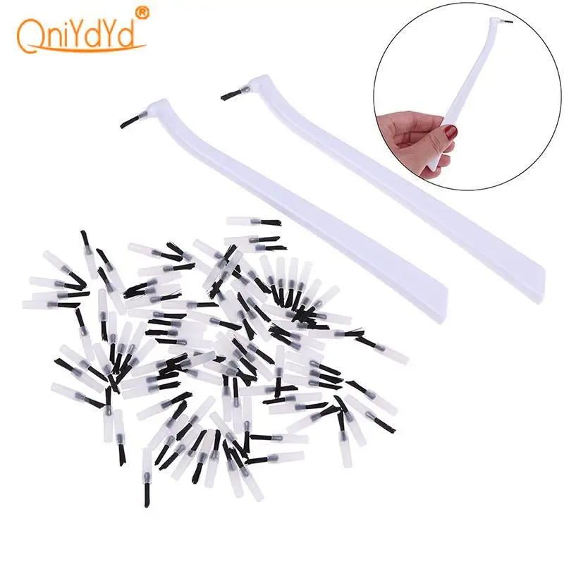 Dental Disposable Brush Tips / Handles  for Dental Clinic , Micro Applicator  Brush
