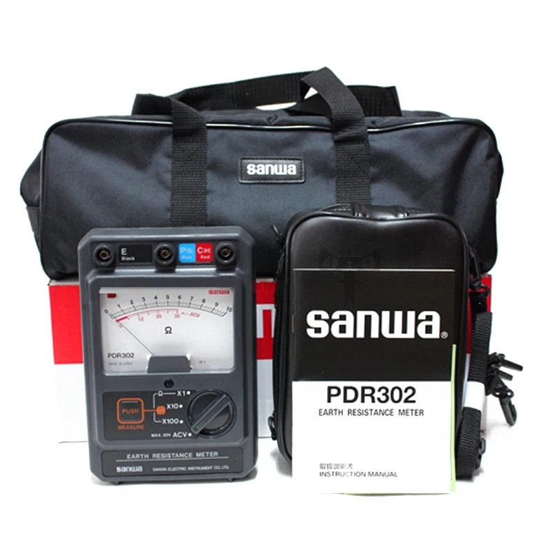 Sanwa PDR302 포인터 타입 접지 저항 테스터, 고정밀 아날로그 기계식 계량기