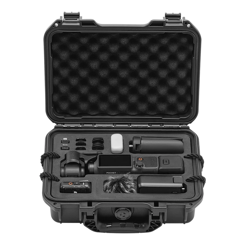 Estojo rígido para dji pocket 4, caixa de armazenamento à prova de explosão, à prova d'água, tudo-em-um, bolsa de transporte para viagem, kit de acessórios para câmera portátil