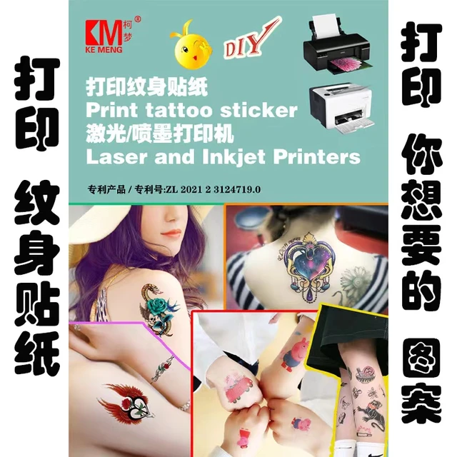Printable Tattoos Temporary Waterproof  Waterproof Temporary Tattoo  Printers - A4 - Aliexpress