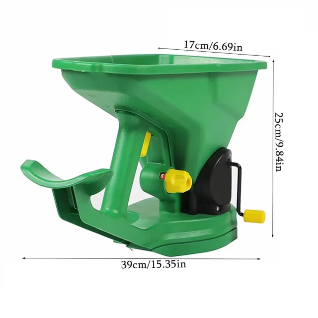 Grow Gardener Kézi Tartott Vetőmag -Szóró 1,5L 5 Sebességváltó Energiatakarékos Hordozható Diszeminátorok Kertek Pázsitjai Kis Gazdaságok Zöldségfélék - Image 6
