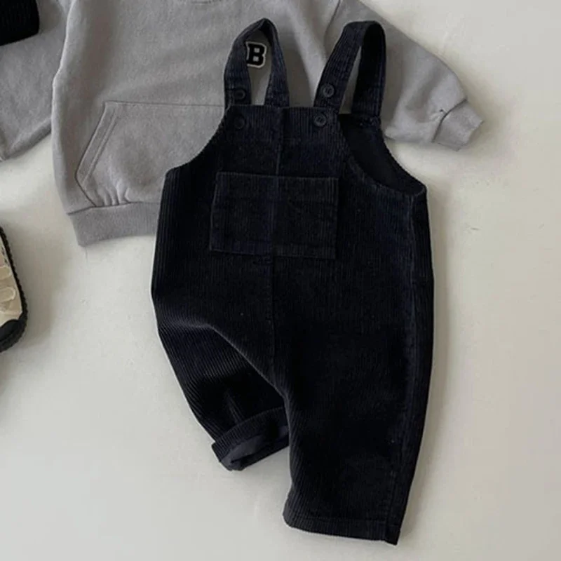 New Baby Girls Boys Overalls Corduroy Autumn Infant Baby Solid Color Corduroy Jumpsuit Outfits Toddler Trousers baby trousers,corduroy romper