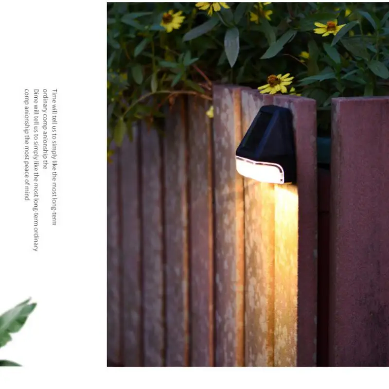 Solar Lamp Porch Lights Waterproof LED Wall Lamps Decor Outdoor Garden Stair Fence Patio Luminous Wall Washing Lamp Lighting solar garden lights led wall light