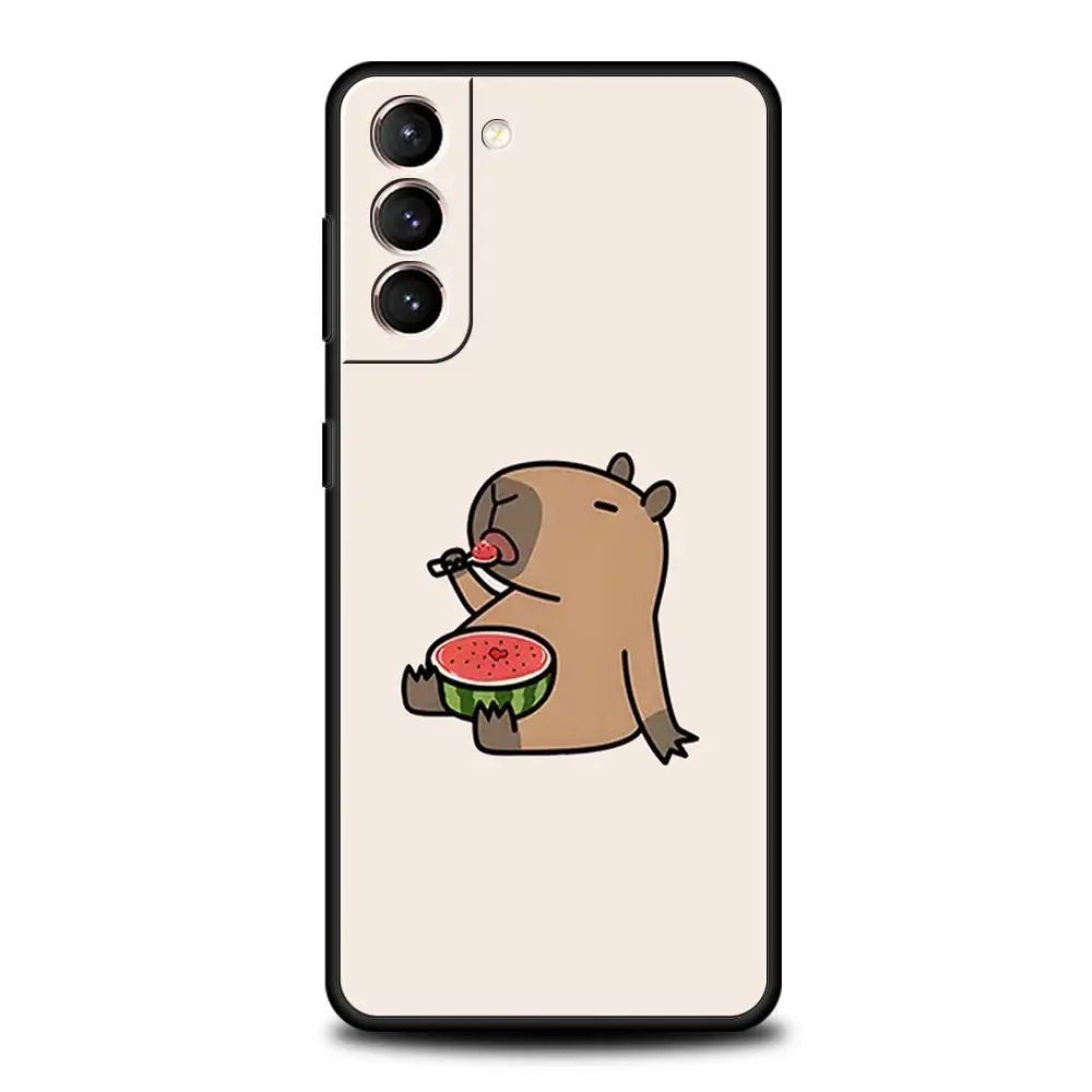 Adorable Capybara Soft Silicone Phone Case