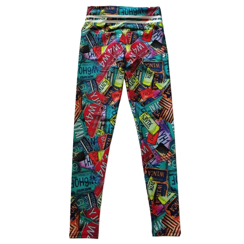 Women Pants Gym Leggings Sport Push Up Raises Butt Women's Fitness Print Female Yoga Ladies Workout Leggings With Push Up Effect