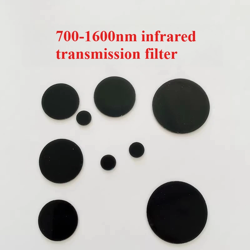 3PCS 직경 5.550mm, 700-1600nm 적외선 전송 필터, 가시광선 차단, PM..