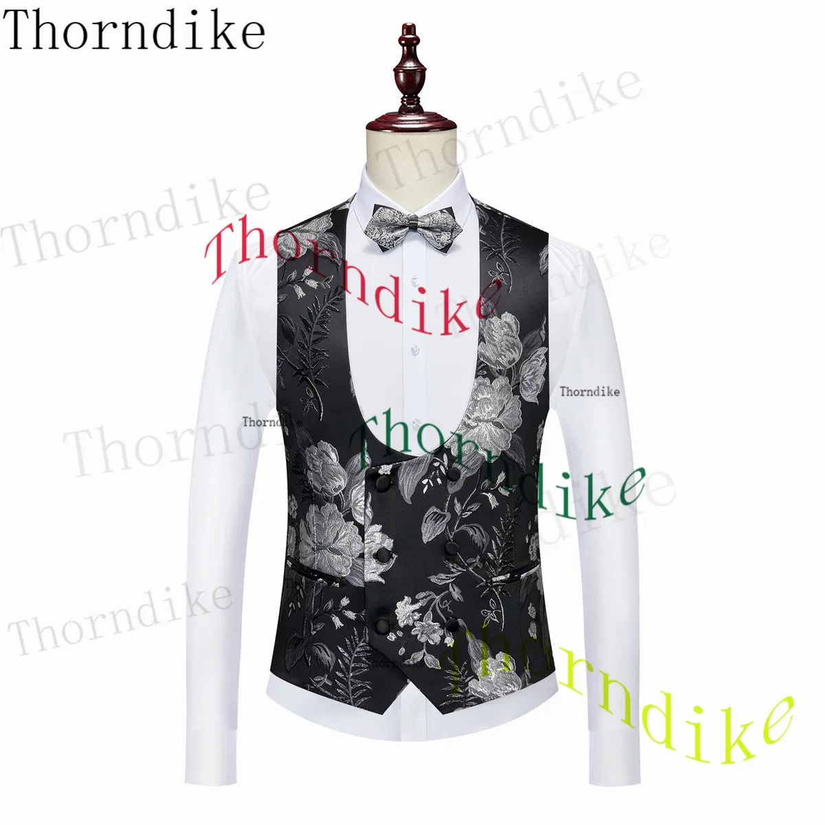 Thorndike Suit Coat Pants Vest 3 Pcs / Fashion Men's Casual Boutique Business Wedding Groom Dress Blazers Jacket Trousers