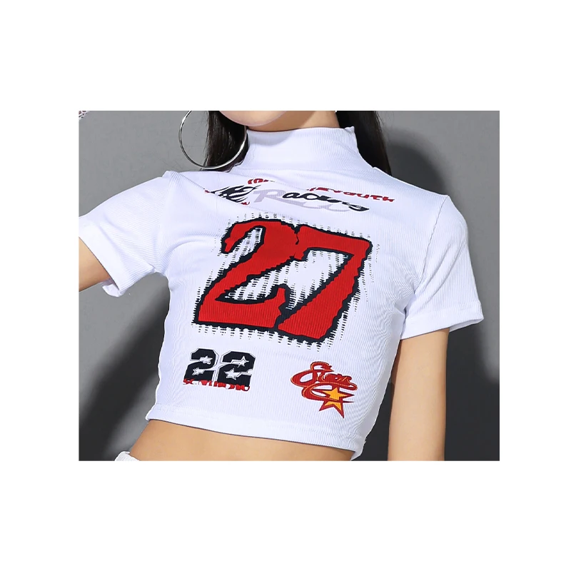 Children Teens Jazz Hip Hop Clothing Girls K-pop Crop Tank Tops Pants Kids Streetwear Costume Girl Group Street Dance Clothes