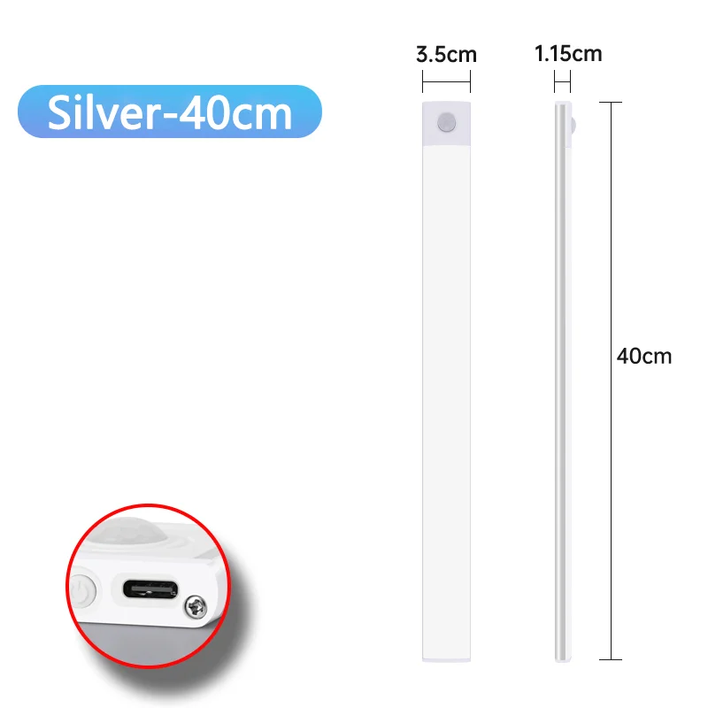 Silver 40cm