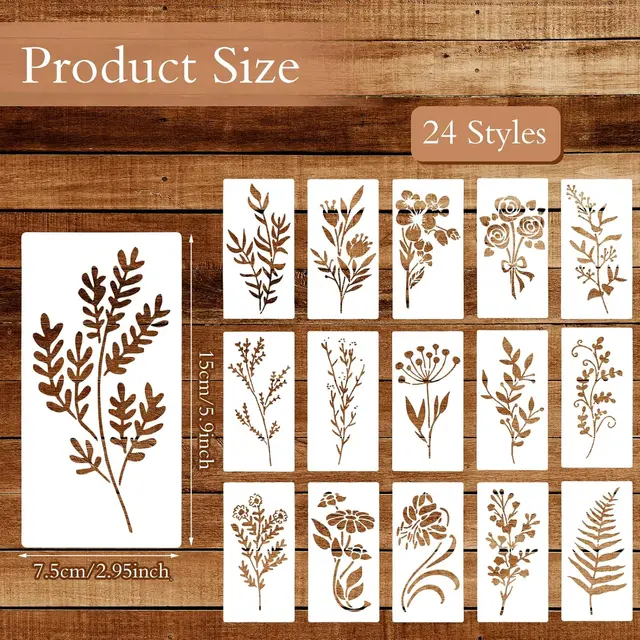 Wildflower Stencils 3