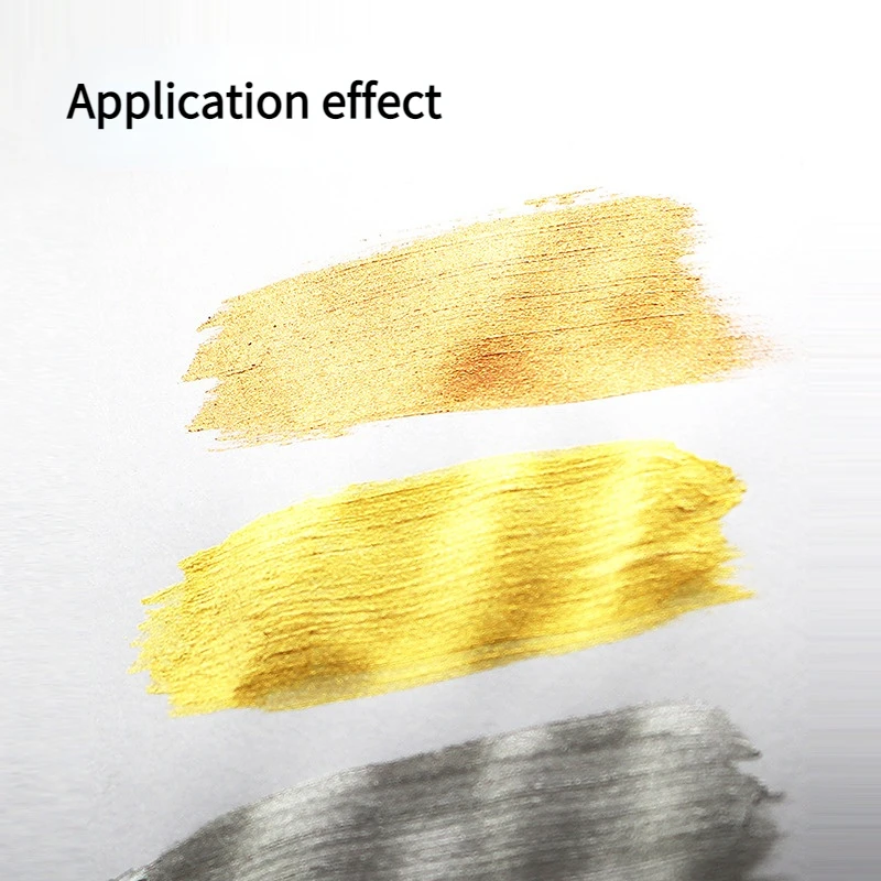 Gold and Silver Acrylic Paint Wall Painting Environmental Protection Set  Pearlescent Color Painting Graffiti Mask - AliExpress