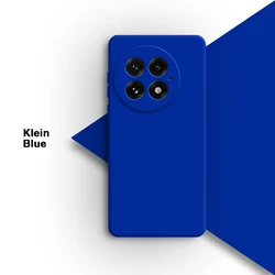 High-Quality Fashion Phone Case - Liquid Silicone with Camera Protection & Soft Flocking Back Cover for OnePlus 13 (Klein Blue)