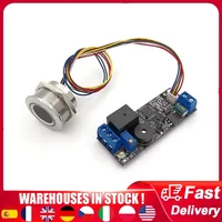 R503 Circular Round RGB Ring Indicator LED Control DC3.3V MX1.0-6Pin Capacitive Fingerprint Module Sensor Scanner, 19Mm 1