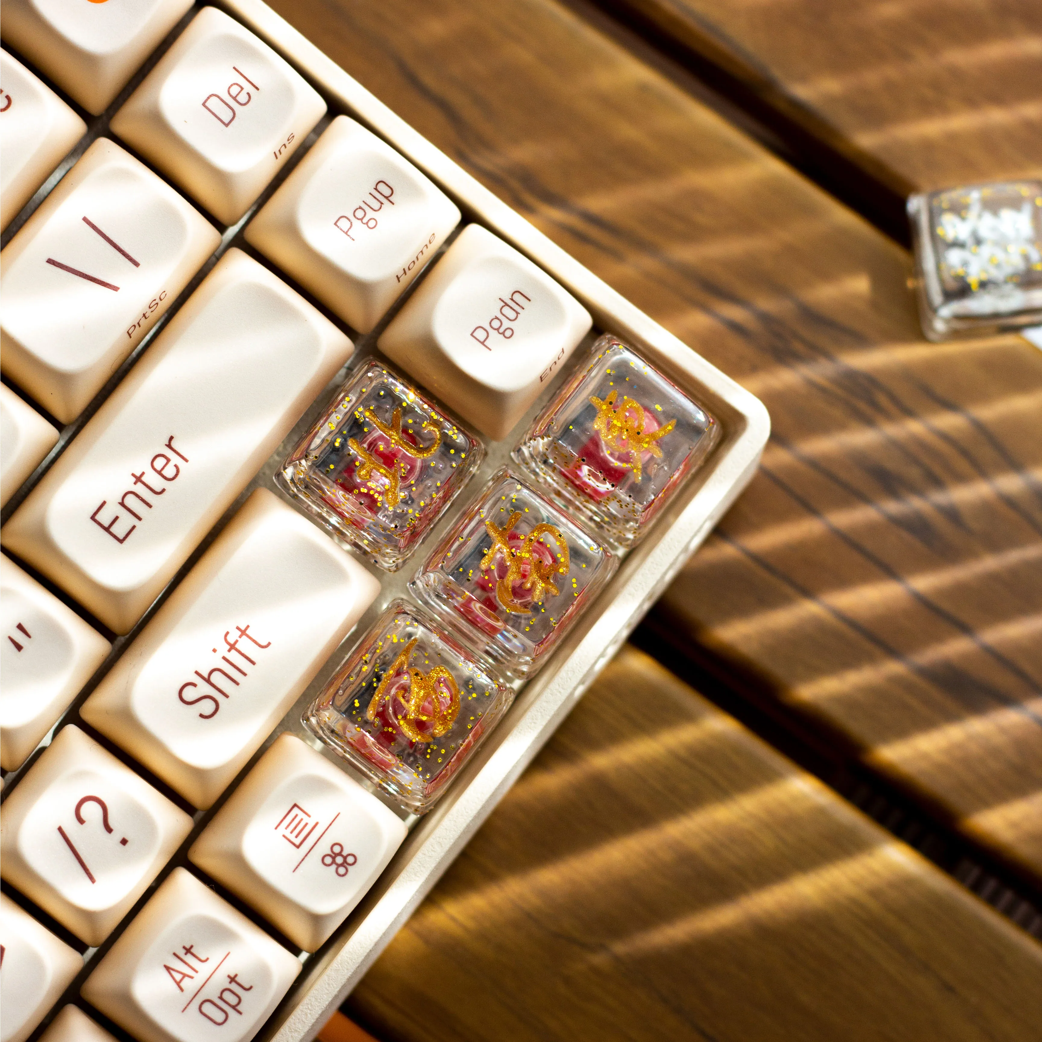 

Keycaps Chinese Style Mahjong Theme Personalized Transparent Cross Shaft Arrow Keys Game Mechanical Keyboard Keycap