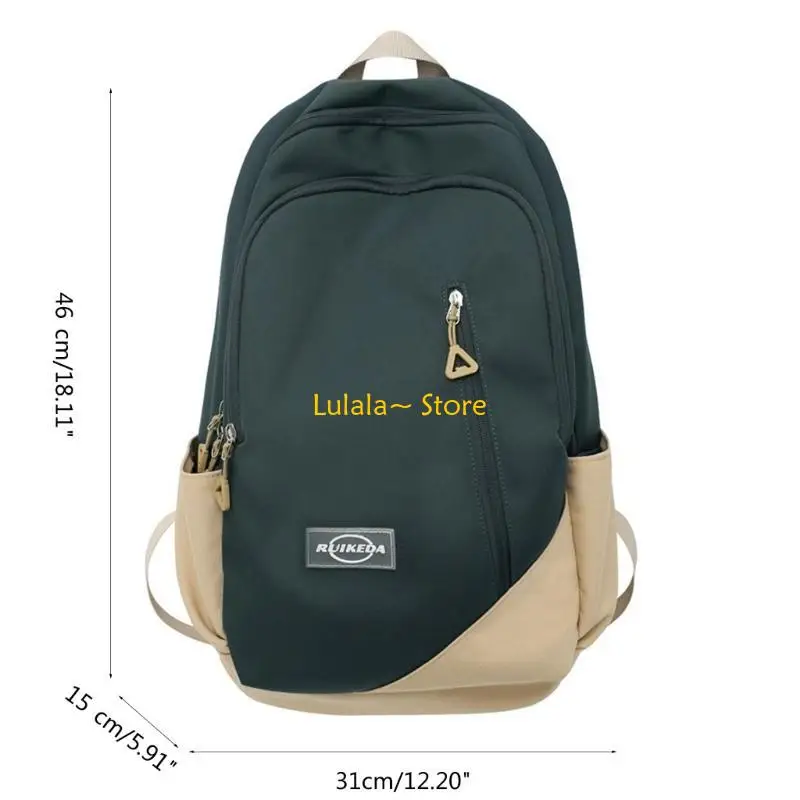 【Quality】 Y4QA Versatile Large College Student Backpack School Bag Travel Daypack.