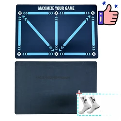 Enhanced Football Training Dribble Mat - Non-Slip, Foldable for Indoor and Outdoor Use, Suitable for Kids and Adults (Thicken Mat Socks)