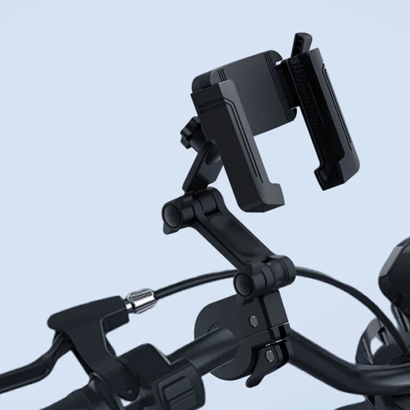 Bicycle Motorcycle Phone Holder Mount, One Click Lock Multi Axis 360° Rotation Silicone Shockproof Anti Slip For 4 7 Inch Phones, Alina Gadgets