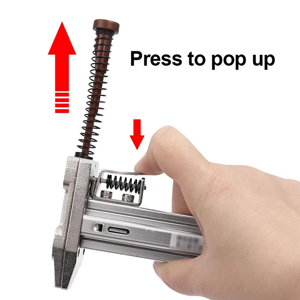 Manual Steel Nailer ST18 Semi Automatic Cement Nail Wire Slot Nailing Device Nailing Machine Woodworking Tacker