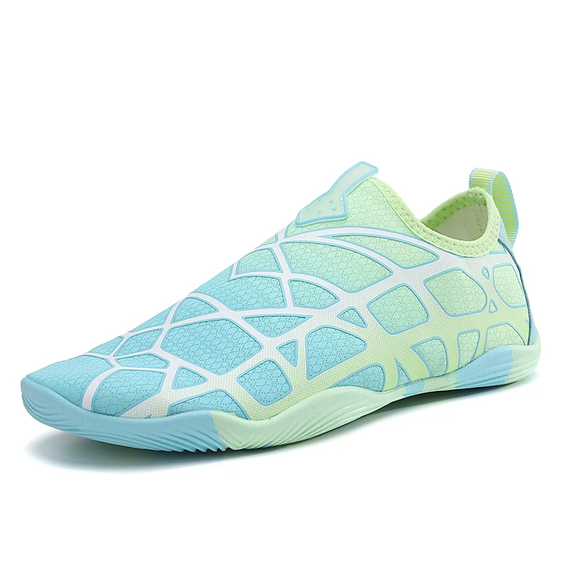 New Barefoot Aqua Shoes Unisex Summer Quick-Drying Women Beach Shoes Couple Seaside Non-Slip Five Finger Footwear