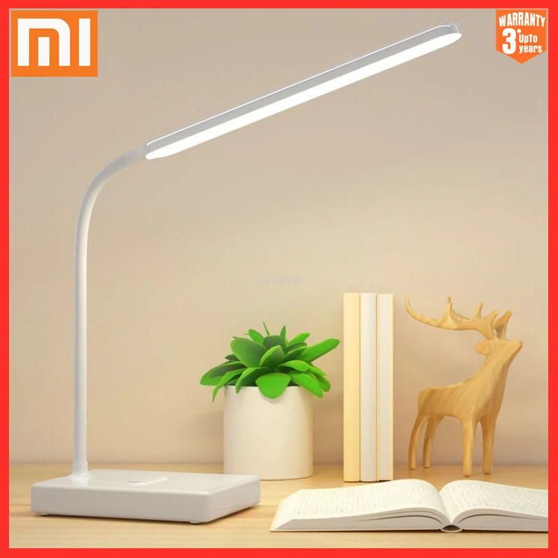 Светодиодная настольная лампа XIAOMI складной приглушаемый светильник для чтения с