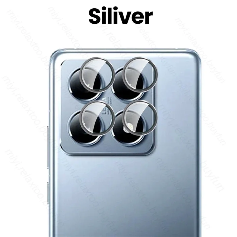 Aluminum Alloy Camera Protector Case with Metal Ring and Glass Lens Cover