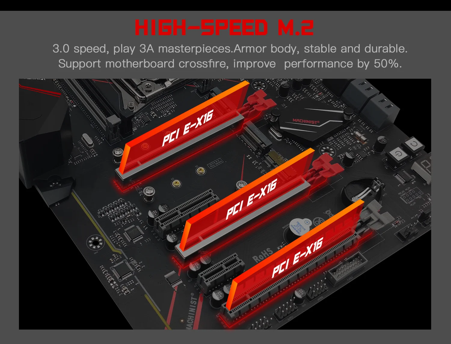 Motherboard with cooling