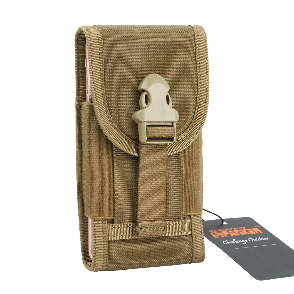

Tactical Cell Phone Pouch 4.7inch Buckle Protable Wallet Card Waist Pack Outdoor Sports Nylon Carrying Case