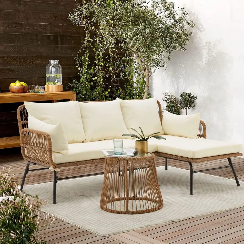 Outdoor L Shaped Sectional Sofa Set image
