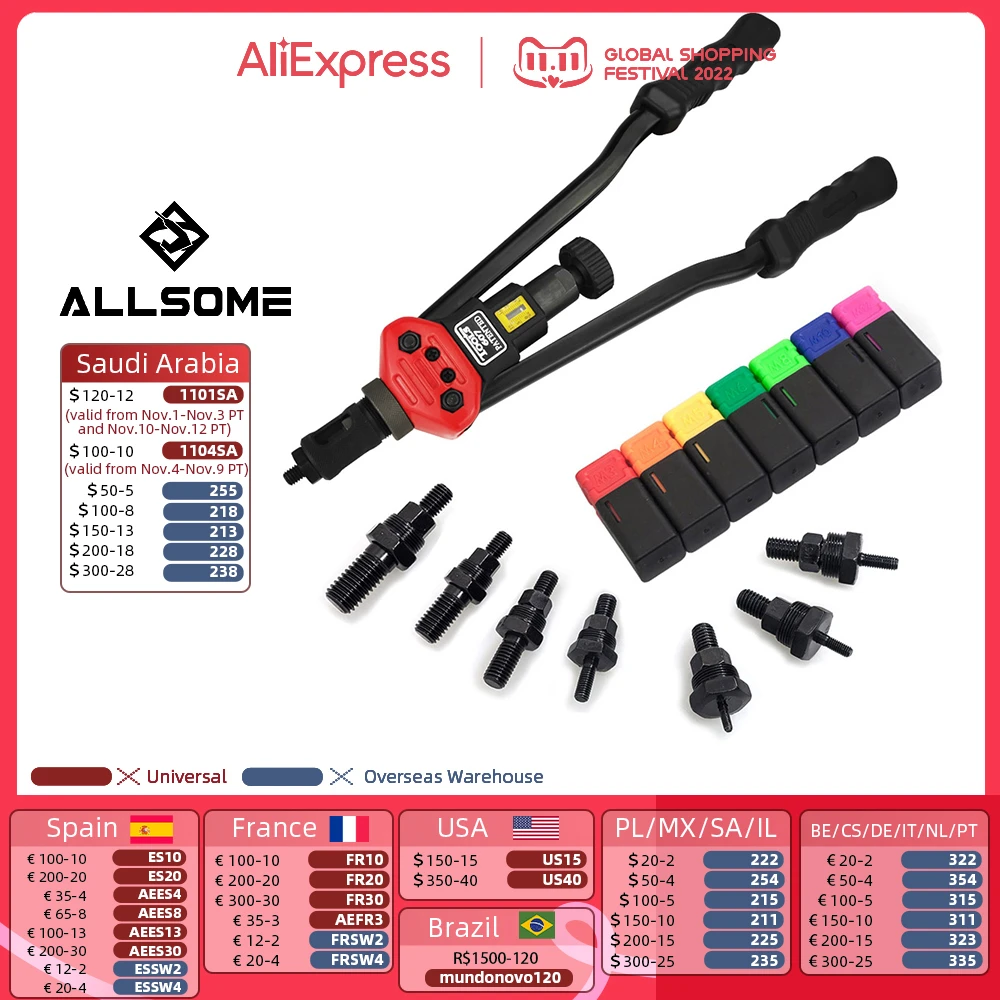Rivet Nut Setting Tool | Hand Rivet Nut Tool | Rivet Nut Tool Kit | Nut  Riveter Kit - Aliexpress