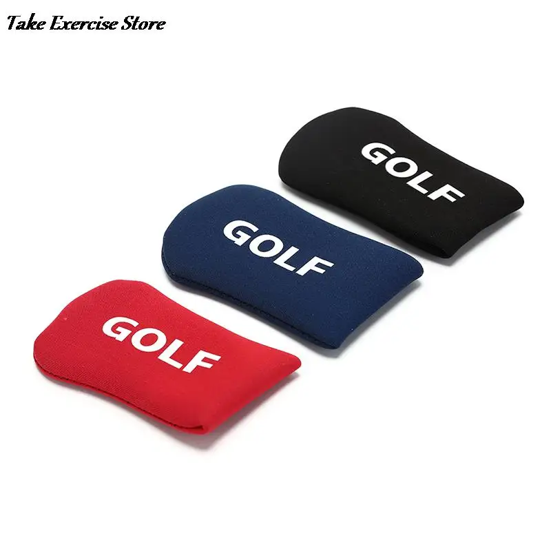 

Golf Club Iron Putter Headcover Set Nylon Protection Case Black/Red/Blue 1Pc