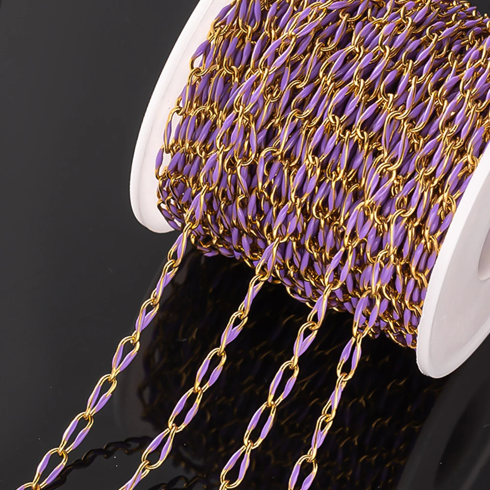 Chains For Jewellary Making, Gold - 5Mm, 1M main image 1