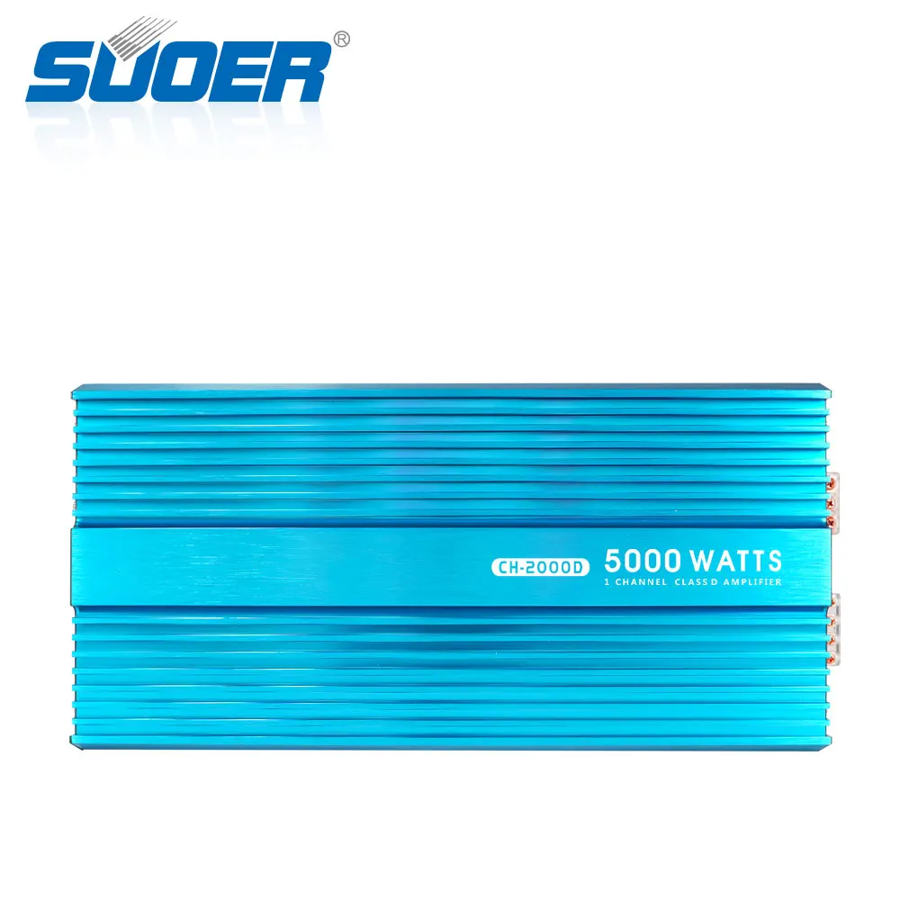 

Suoer CH-2000D 12V 2000w 5000W 6000w professional MONO channel class D car amplifiers 5000w