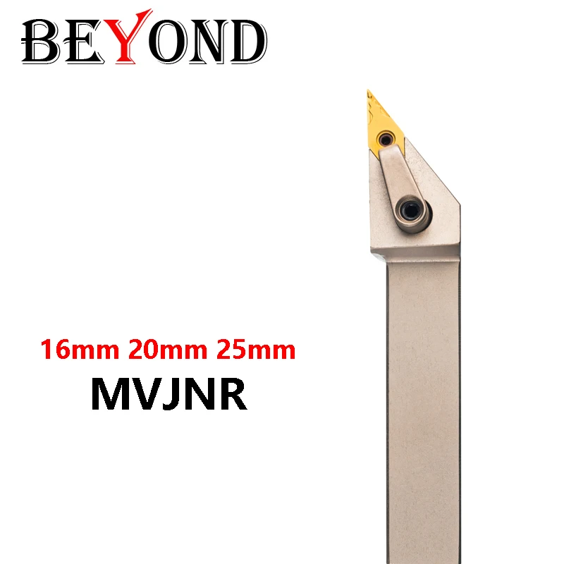 

BEYOND MVJNR1616K16 MVJNR2020K16 MVJNR2525M16 External CNC Cutter Shank MVJNR MVJNL 16mm 2020 MVJNR2525 White Nickel Plating Bar