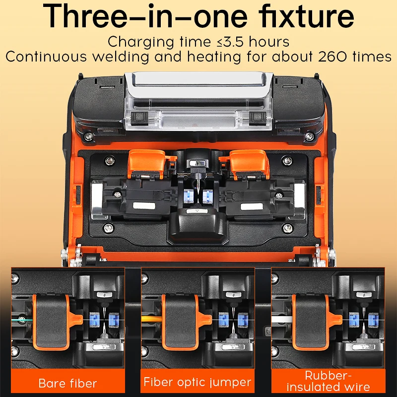 COMPTYCO AI-9/AI-20/AI-30 광섬유 융착접속기 FTTH 다국어 지원 6모터 광섬유 융착기 내장 OPM VFL