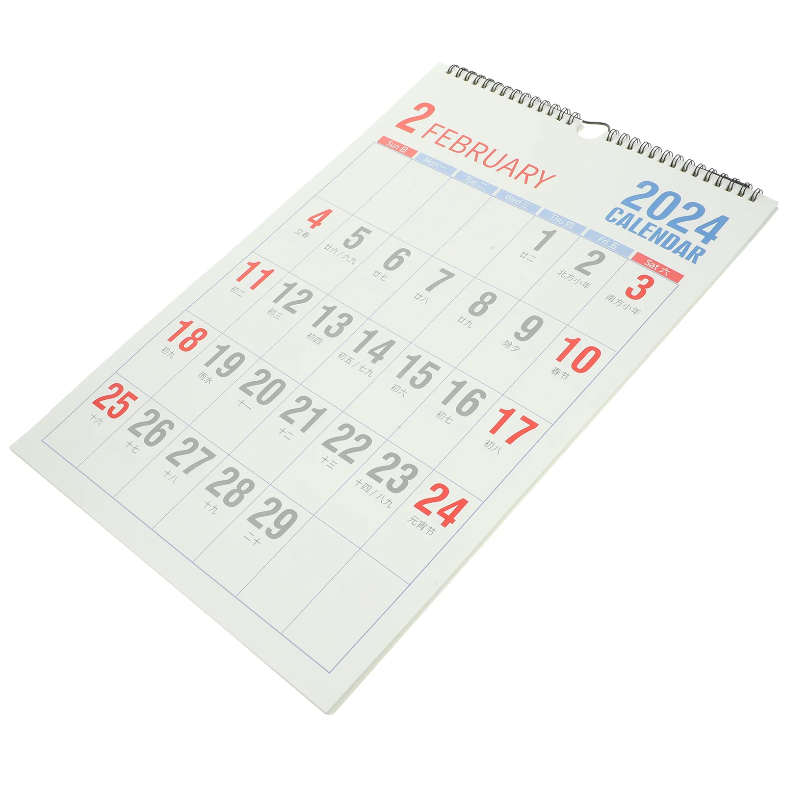 

2024 Wall Calendar Agenda for Home Office Decor Multifunction Monthly Decorative Planner Paper Hanging