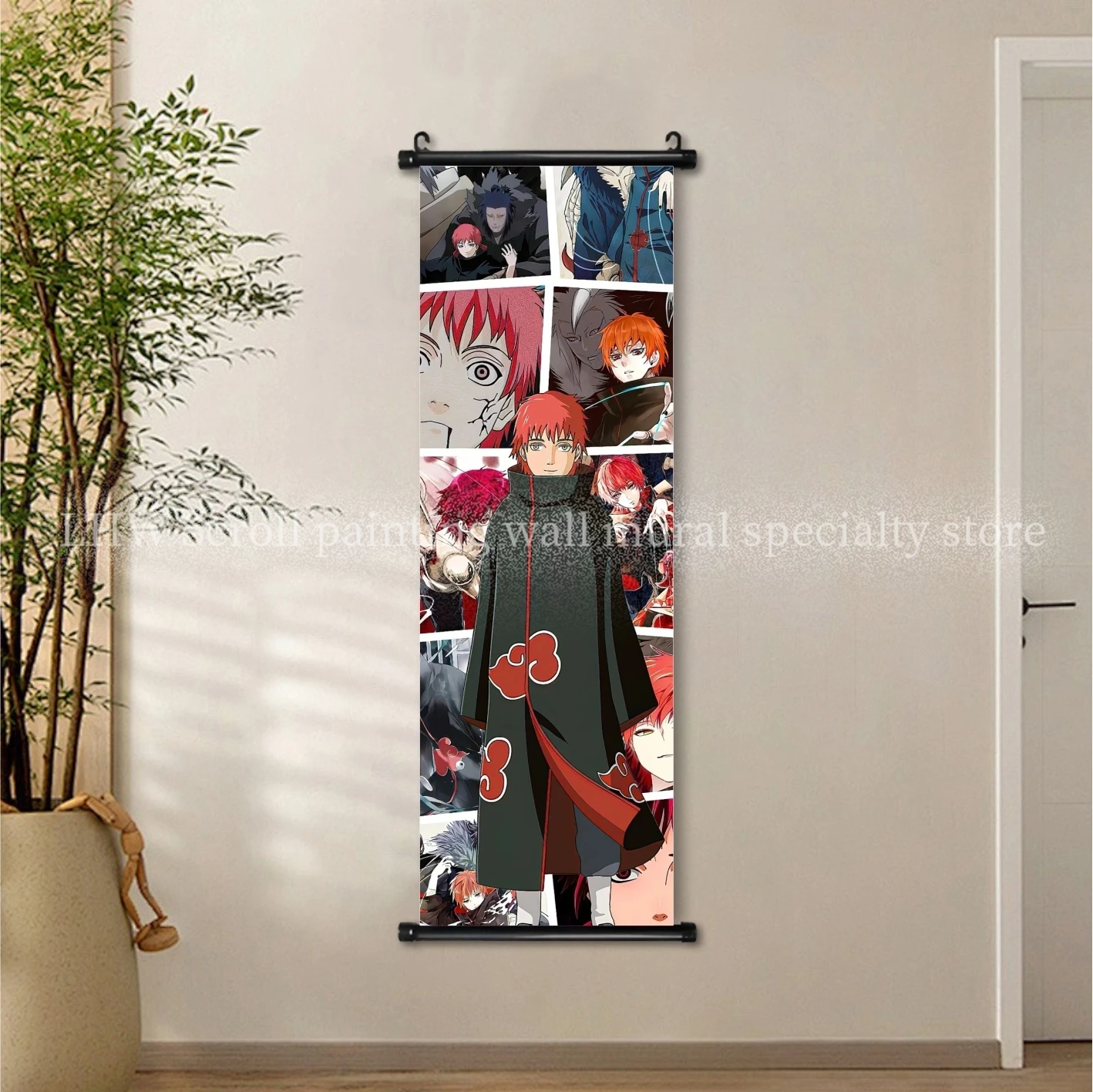 Limited Edition High-Definition Naruto Scroll Poster - AI Anime Character Oil Painting